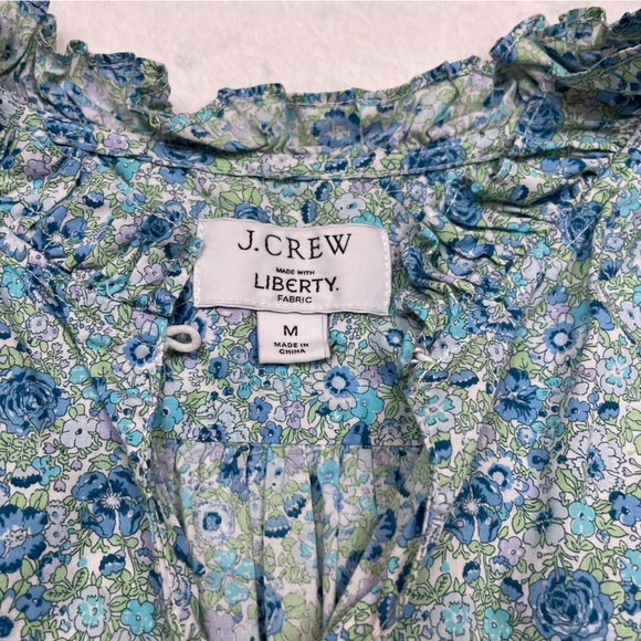 J Crew Liberty Fabric Boho Floral Top - Picture 11 of 11